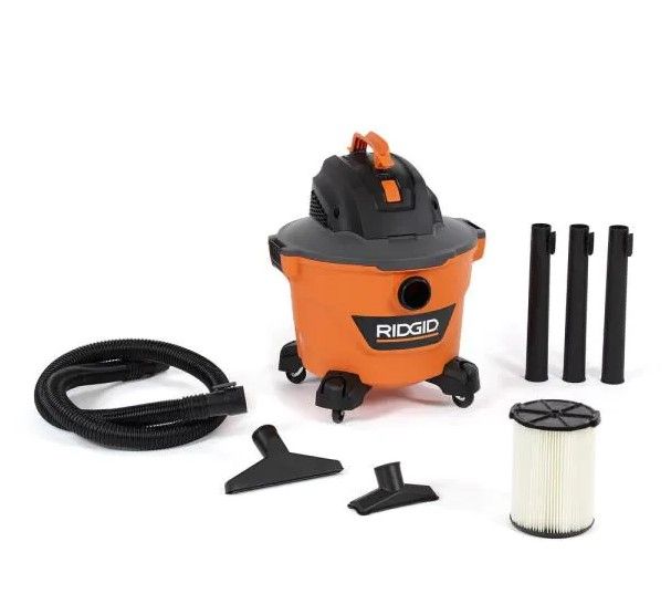 Photo 1 of 9 Gal. 4.25-Peak HP NXT Wet/Dry Shop Vacuum with Filter, Hose and Accessories
