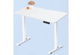 Photo 1 of WOKA ELECTRIC  ADJUSTABLE STANDING DESK  WHITE 47 INCH 