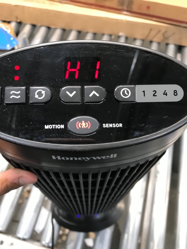 Photo 1 of Honeywell  Digital Ceramic Tower Heater, 1500 Watt, Black – Oscillating Ceramic Heater – Space Heater with Two Heat Settings
