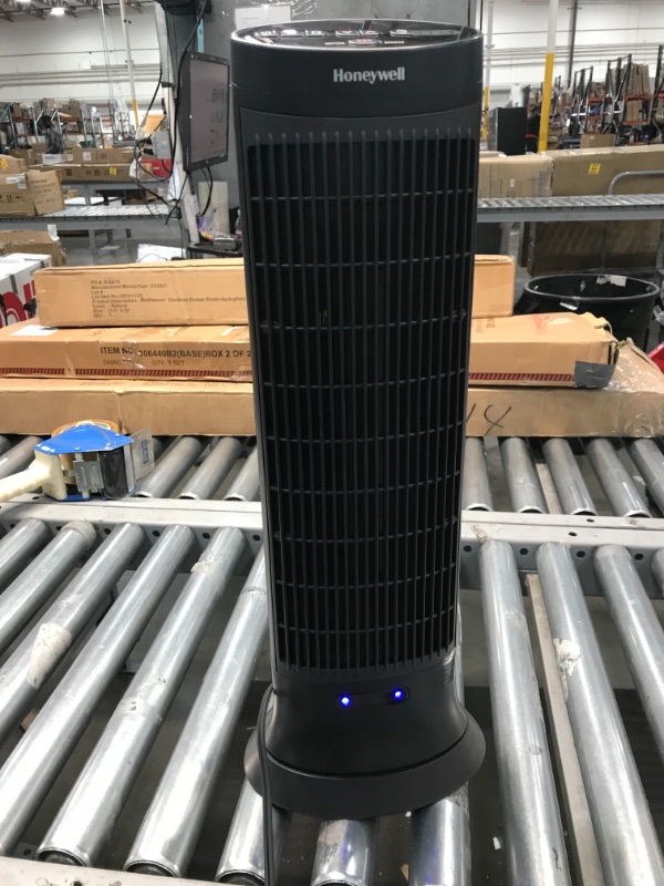 Photo 1 of Honeywell  Digital Ceramic Tower Heater, 1500 Watt, Black – Oscillating Ceramic Heater – Space Heater with Two Heat Settings
