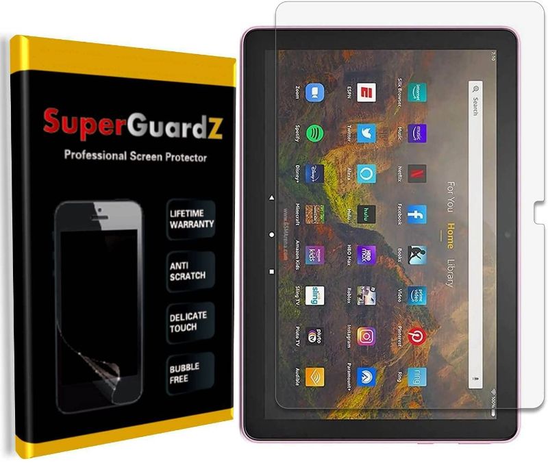 Photo 1 of [3-Pack] For Fire HD 10 (11th Gen, 2021) / HD 10 Plus (11th Gen, 2021) / HD 10 Kids Edition (11th Gen, 2021) Screen Protector - SuperGuardZ, Anti-Glare, Matte, Anti-Fingerprint
