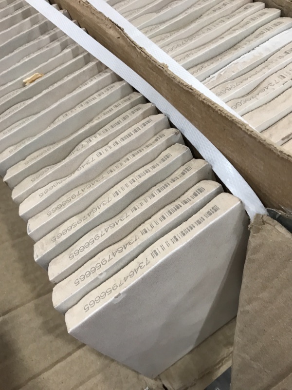 Photo 2 of ***PALLET OF 33 CASES ****  Maisie Lane Zellige White 4 in. x 4 in. Matte Ceramic Wall Tile (5.4 sq. ft./Case)
