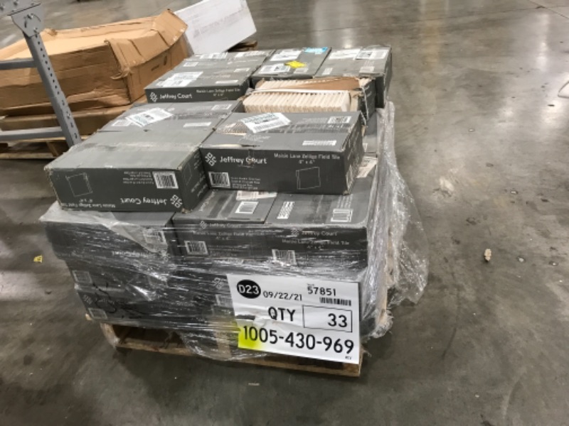 Photo 1 of ***PALLET OF 33 CASES ****  Maisie Lane Zellige White 4 in. x 4 in. Matte Ceramic Wall Tile (5.4 sq. ft./Case)
