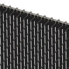 Photo 1 of 6 ft. Privacy Fence Slat Black 2" Diamond Chain Link 
82 slats  
