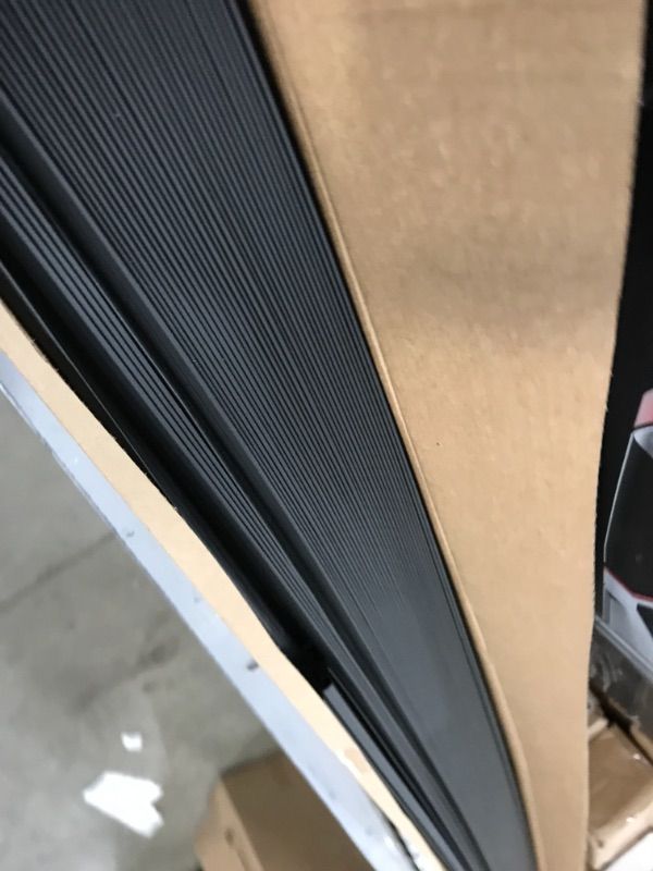 Photo 1 of 6 ft. Privacy Fence Slat Black 2" Diamond Chain Link -82 slats 
