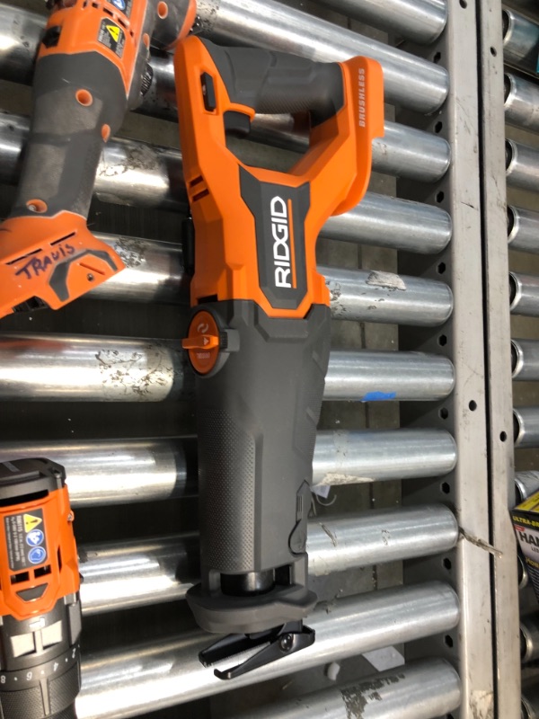 Photo 1 of 18V Brushless Cordless 4-Tool Combo Kit with (1) 4.0 Ah and (1) 2.0 Ah MAX Output Batteries, 18V Charger, and Tool Bag
