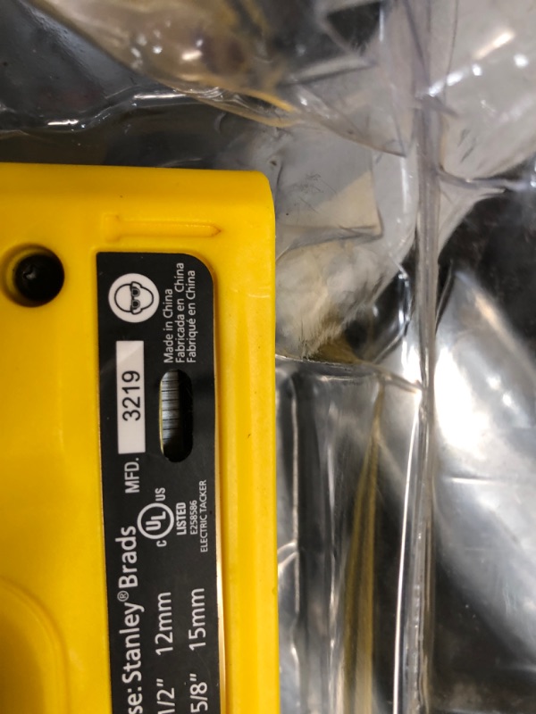 Photo 3 of Stanley Electric Stapler and Brad Nail Gun