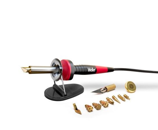 Photo 1 of Weller 25-Watt/120-Volt Corded Woodburning Soldering Iron Kit (15-Piece)