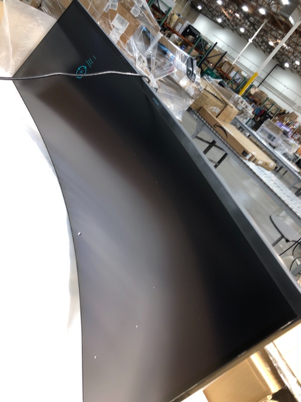Photo 1 of Samsung 49 inch Class Wide Screen Qled Gaming Quantum Dot (3840x1080) Monitor - Lc49rg90ssnx/za, Gray