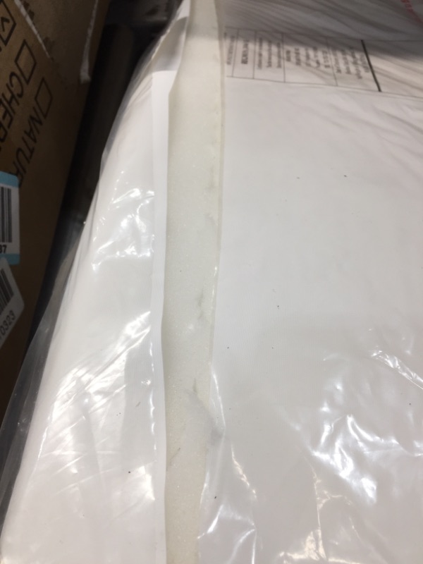 Photo 1 of Dream On Me Aden 4-in-1 Convertible Mini Crib in Black, Greenguard Gold Certified...**PREVIOUSLY OPENED**, **DAMAGED**, *SEE last picture for damage*



