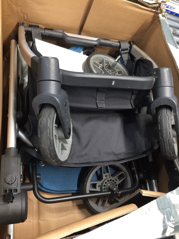 Photo 2 of 2018 UPPAbaby MINU Stroller - Jordan (teale/Silver/Leather)
