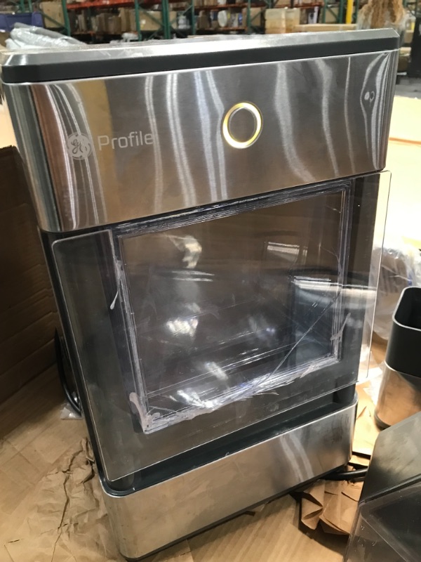 Photo 3 of ***PARTS ONLY*** GE Profile Opal | Countertop Nugget Ice Maker with Side Tank | Portable Ice Machine with Bluetooth Connectivity | Smart Home Kitchen Essentials | Stainless Steel Finish