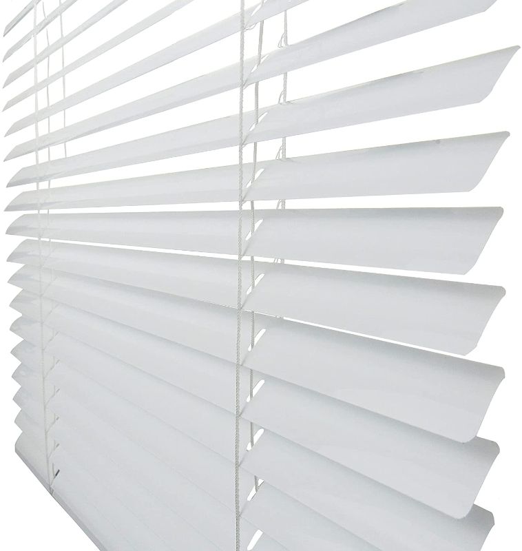 Photo 1 of  Cordless 1 Inch VINYL MINI BLIND  Aluminum Mini Blind Custom Size