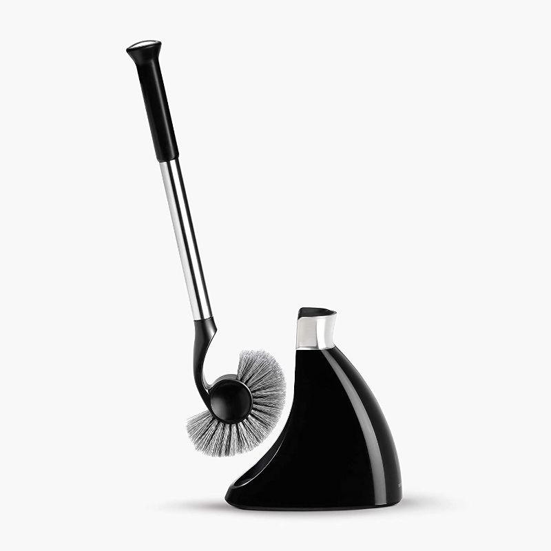Photo 1 of **INCOMPLETE**
simplehuman Toilet Brush with Caddy Stainless Steel, Black
