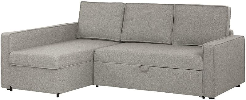 Photo 1 of **BOX 1 OF 2 NOT COMPLETE**
 South Shore Live-It Cozy Sectional Sofa-Bed with Storage, Gray Fog
