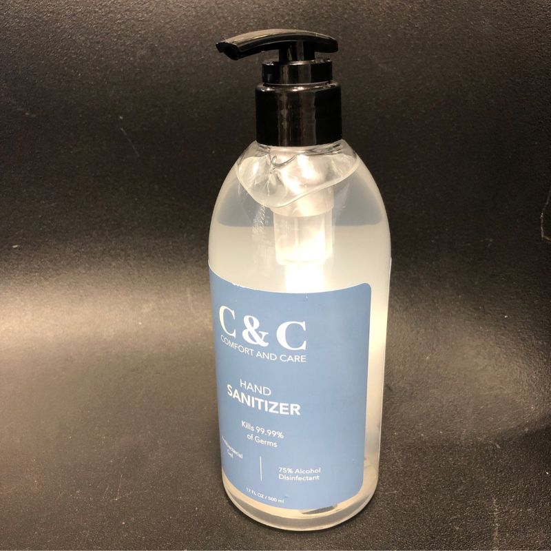 Photo 1 of C & C Hand Sanitizer 17oz
box of 12