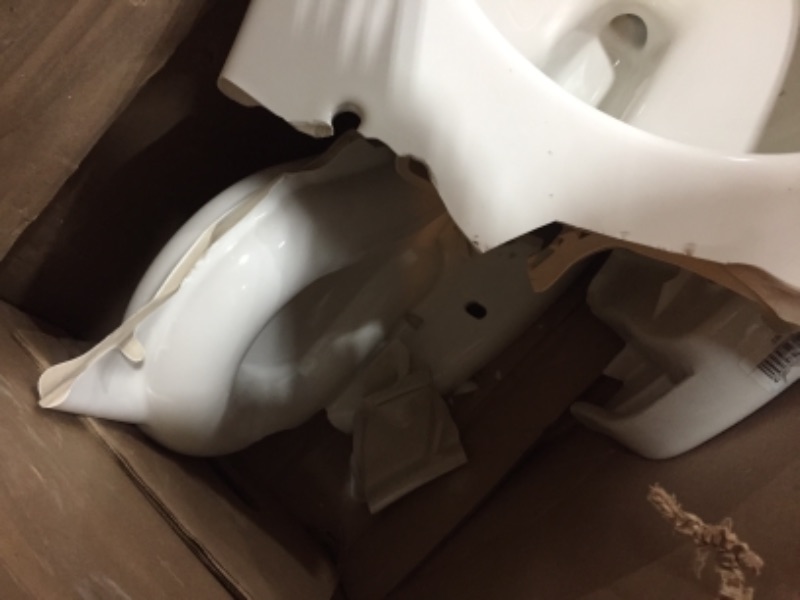 Photo 3 of **DAMAGED AND INCOMPLETE** (BOX 1 OF 2)
American Standard H2Option 0.93 / 1.28 GPF Dual Flush Two Piece Elongated Chair Height Toilet
