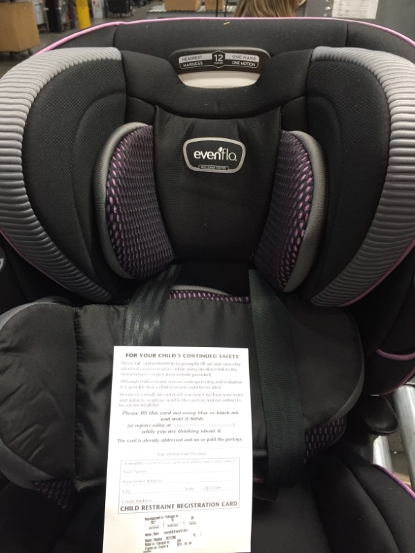 Photo 3 of (INCOMPLETE)
Evenflo EveryFit 4-in-1 Convertible Car Seat
