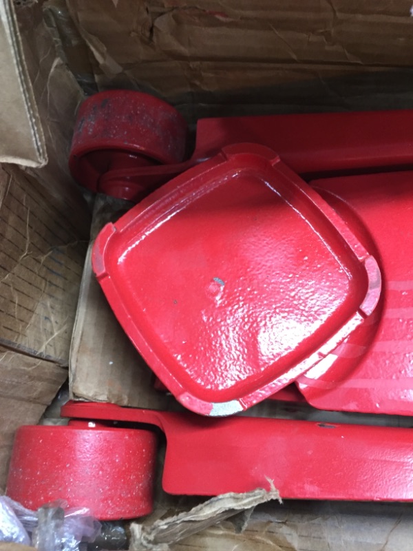 Photo 3 of **INCOMPLETE**
American Lifting AL2300 Floor Jack 3 Ton - Professional Heavy Duty Hydraulic Car Truck SUV Service Jack, Red
