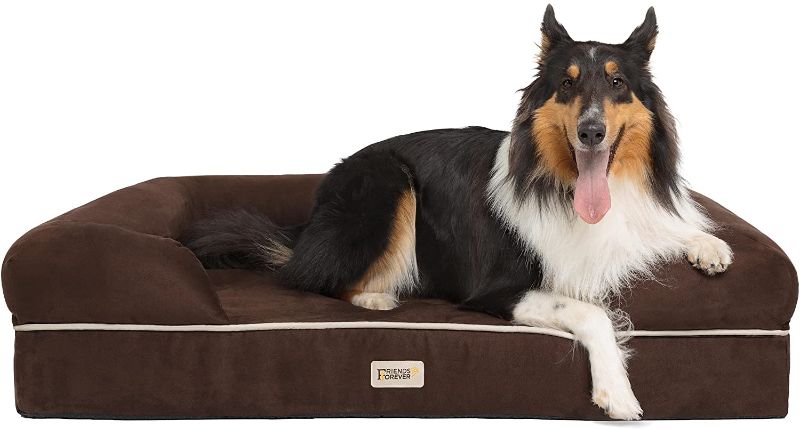 Photo 1 of **MATTRESS MISSING**
Friends Forever Orthopedic Dog Bed Lounge Sofa Removable Cover 100% Suede Mattress Memory-Foam with Bolster Rim Premium Prestige Edition
