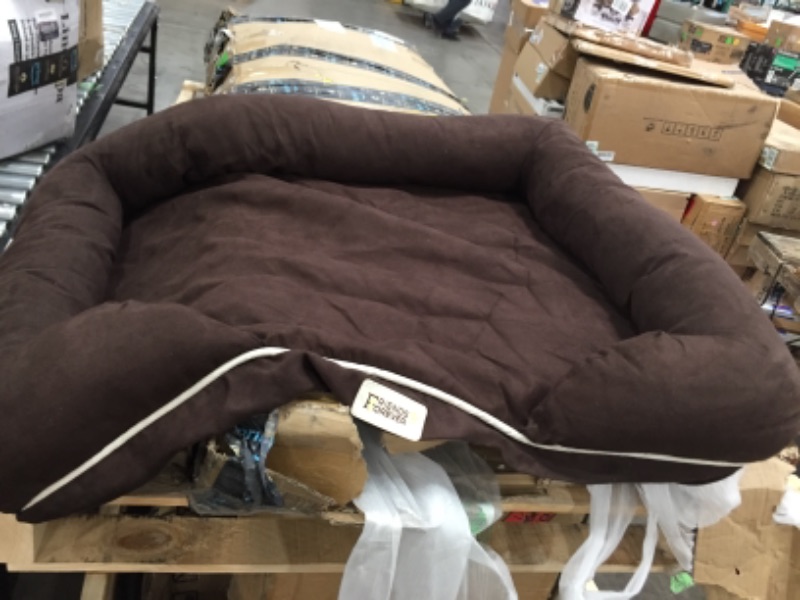 Photo 2 of **MATTRESS MISSING**
Friends Forever Orthopedic Dog Bed Lounge Sofa Removable Cover 100% Suede Mattress Memory-Foam with Bolster Rim Premium Prestige Edition
