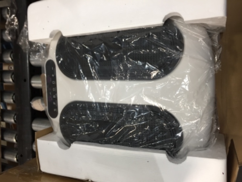 Photo 1 of UBETO Vibration Foot Massager with Heat, Adjustable Speed & Program with Rolling Massage for Blood Circulation Improvement and Chronic Pain Relief-White
