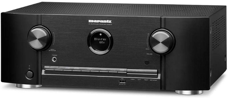 Photo 1 of TESTED WORKS**
Marantz 8K Ultra HD AV Receiver SR5015-7.2 Channel (2020 Model) - Dolby Virtual Height Elevation with Built-in HEOS and Amazon Alexa Compatibility - Bluetooth Wireless Streaming & Home Automation
