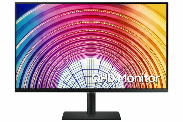 Photo 1 of TESTED TURNS ON**
Samsung S32A600NWN 32" QHD IPS LED Monitor - Black
