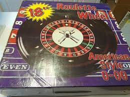 Photo 1 of 18" ROULETTE WHEEL - AMERICAN CASINO STYLE 0-00