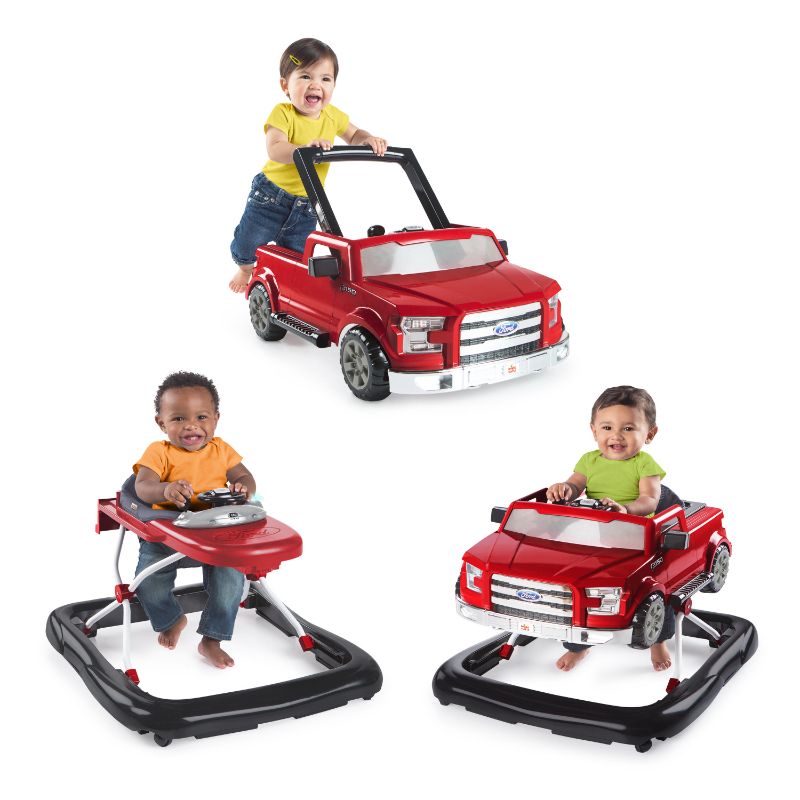 Photo 1 of Bright Starts Ford F-150 Ways to Play 4-in-1 Walker, Red,