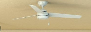 Photo 1 of Hunter Cassius 52-in White Indoor/Outdoor Ceiling Fan (3-Blade)