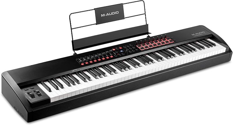 Photo 1 of M-Audio Hammer 88 Pro – 88 Key USB MIDI Keyboard Controller With Piano Style Weighted Hammer Action Keys