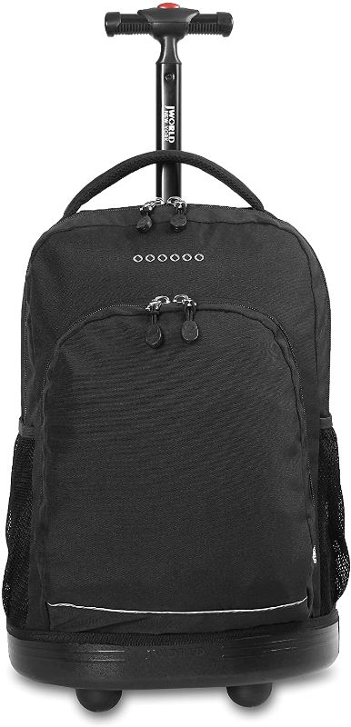 Photo 1 of J World Sunny 17" Rolling Backpack - Black