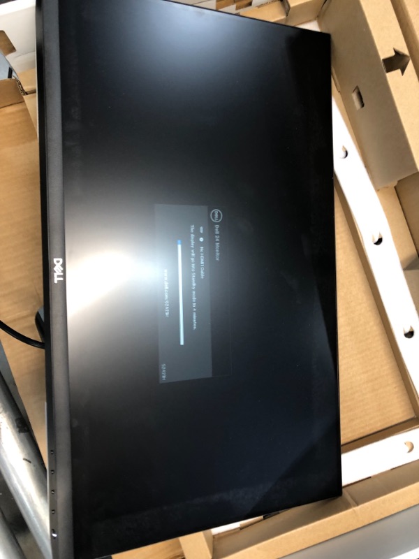 Photo 2 of Dell S2421H 24 Inch Full HD 1080p Monitor, IPS Ultra-Thin Bezel, 2 x HDMI Ports, Built-in Speakers, Silver
//previously open //dirty //tested power ON 