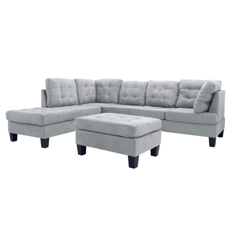 Photo 1 of angolo 1 classic 3-piece sectional and ottoman 
box 3/4 //missing components // missing box 1,2 &4  
