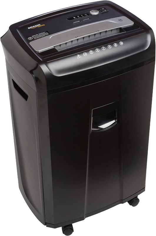 Photo 1 of 
Amazon Basics 24-Sheet Cross-Cut Paper, CD and Credit Card Home Office Shredder with Pullout Basket
//damage shown in pictures //tested power ON //MISSING COMPONENTS //DIRTY