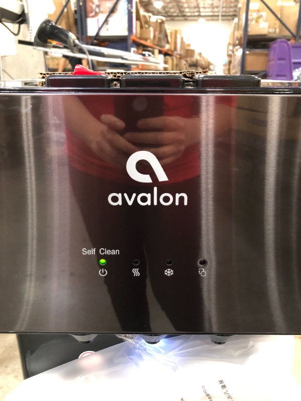 Photo 2 of Avalon A3blk Self Cleaning Bottom Loading Water Cooler Dispenser - Black
//new