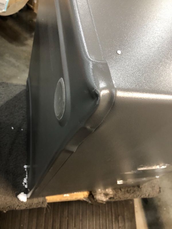 Photo 1 of SentrySafe SFW205GQC Fireproof Safe and Waterproof Safe with Dial Combination 2.05 Cubic Feet Gray/Black
//includes keys    //damaged due to shipping 