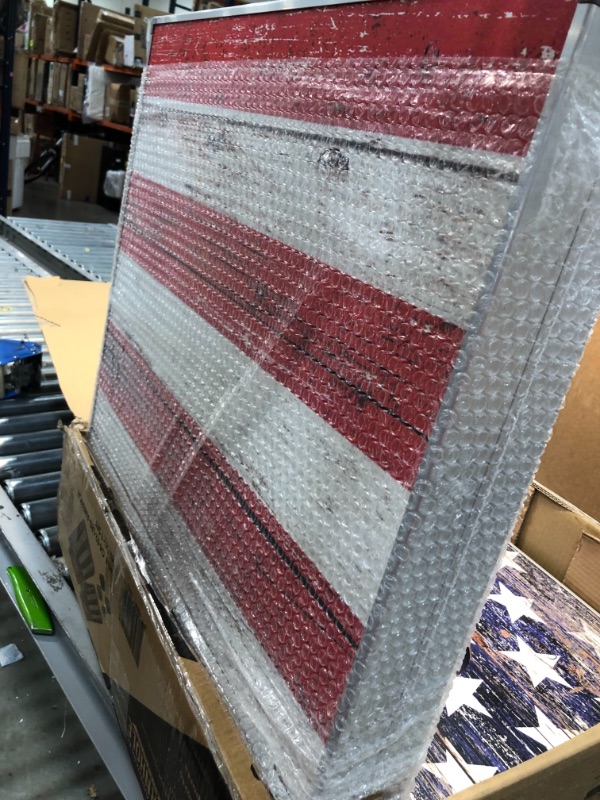 Photo 1 of GoSports LED American Flag Cornhole Set, Regulation Size
//dented //missing parts & scews