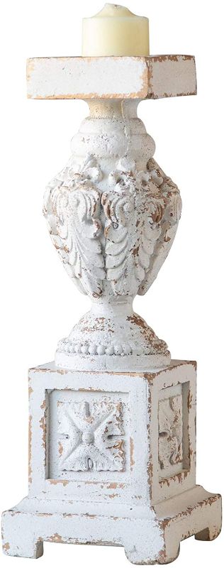 Photo 1 of 21" Tall White Candle Holder Fireplace ,Large Antique Floor Candle Holders for Pillar Candle,Rustic Resin Carving Pillar Candle Holder Stand for...
SIMILAR TO PHOTO: (1,7,3" X 7.3" X 22")