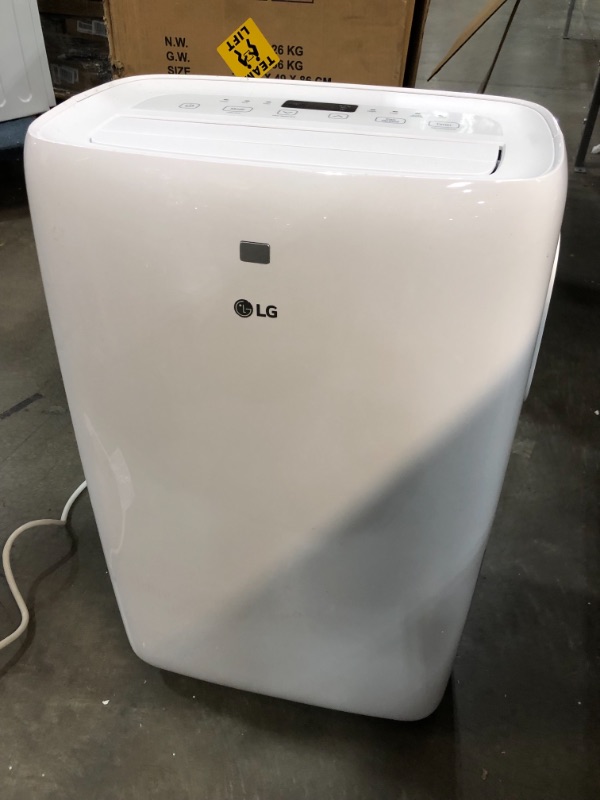 Photo 2 of LG LP0621WSR Portable Air Conditioner with 6000 BTU Cooling Capacity, Remote Control and 2 Fan Speeds in White
