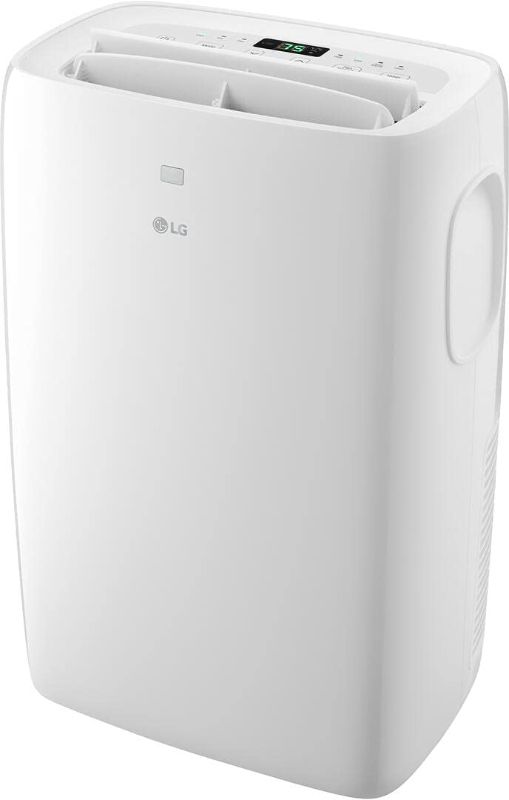 Photo 1 of LG LP0621WSR Portable Air Conditioner with 6000 BTU Cooling Capacity, Remote Control and 2 Fan Speeds in White
