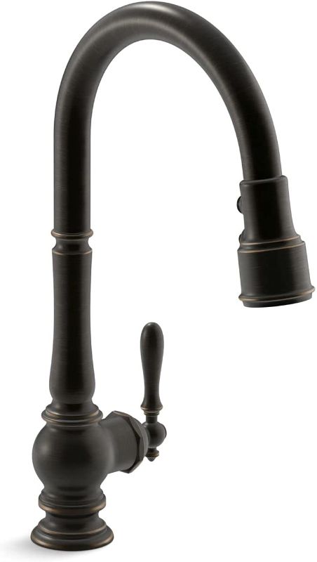 KOHLER Artifacts Pull Down Kitchen Faucet, Kitchen Sink Faucet with ...