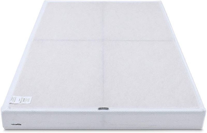 Photo 1 of AmazonBasics Mattress Foundation / Smart Box Spring for King Size Bed, Tool-Free Easy Assembly - 9-Inch, King