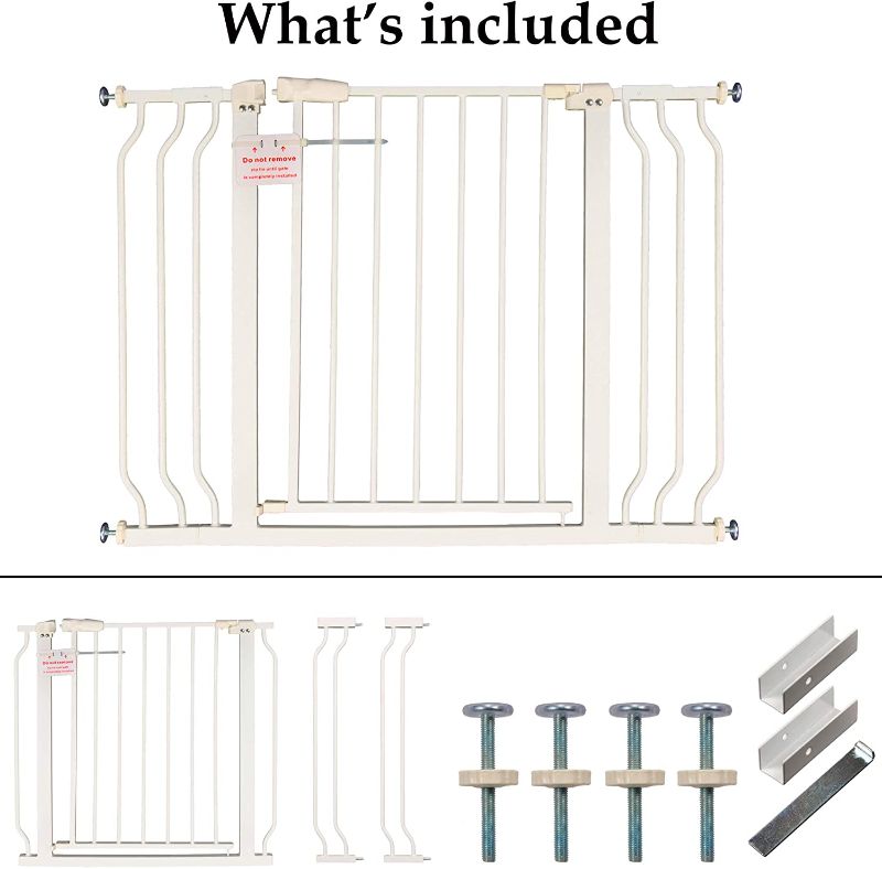 Photo 1 of BalanceFrom Easy Walk-Thru Safety Gate for Doorways and Stairways with Auto-Close/Hold-Open Features

