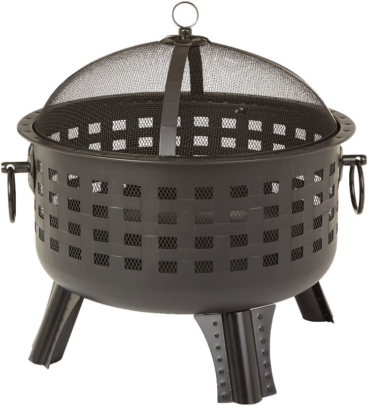 Photo 1 of Amazon Basics 23.5 Inch Steel Lattice Fire Pit
