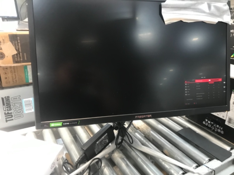 Photo 3 of Barcode for Acer Predator X27 Pbmiphzx 27" UHD IPS Monitor with NVIDIA G-SYNC Ultimate, VESA Certified DisplayHDR 1000, Quantum Dot, 144Hz, Adobe RGB,Black
