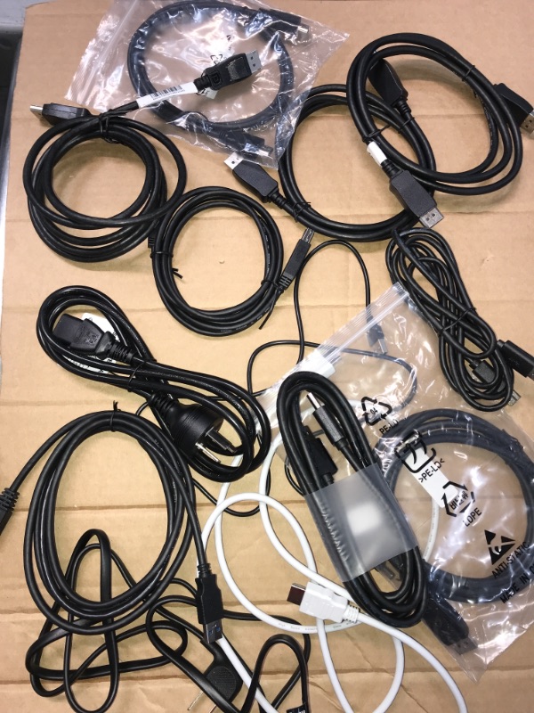 Photo 1 of SOLD AS IS !!! BUNDLE OF ASSORTED TV'S AND MONITOR'S POWER CORDS (DIFFERENT MODELS)