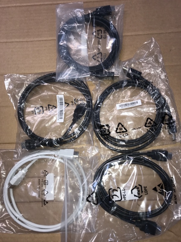 Photo 1 of SOLD AS IS !!! BUNDLE OF ASSORTED HDMI CORDS (DIFFERENT MODELS)