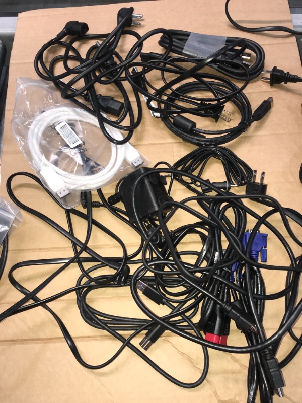 Photo 2 of SOLD AS IS !!! BUNDLE OF ASSORTED TV'S AND MONITOR'S POWER CORDS (DIFFERENT MODELS)